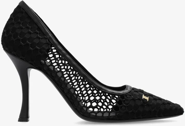 Kristen 95 Vara Bow Mesh Pumps
