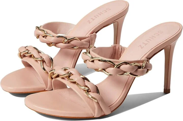 Kristley Heeled Sandal In Sweet Rose