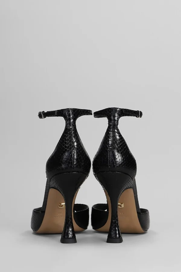 Kumala 95 Sandals In Black Leather - Image 4