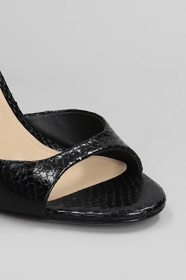 Kumala 95 Sandals In Black Leather - Image 5