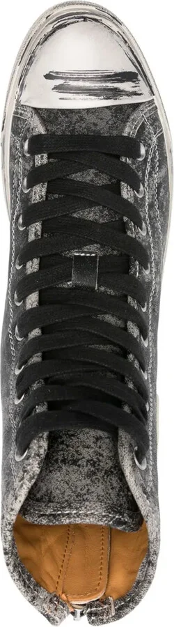 Kurt distressed-effect zip-fastening sneakers - Image 4