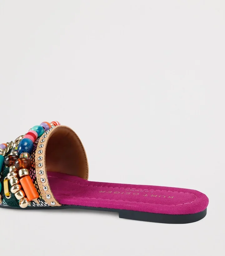 Kurt Geiger London Beaded Southbank Slides - Image 2