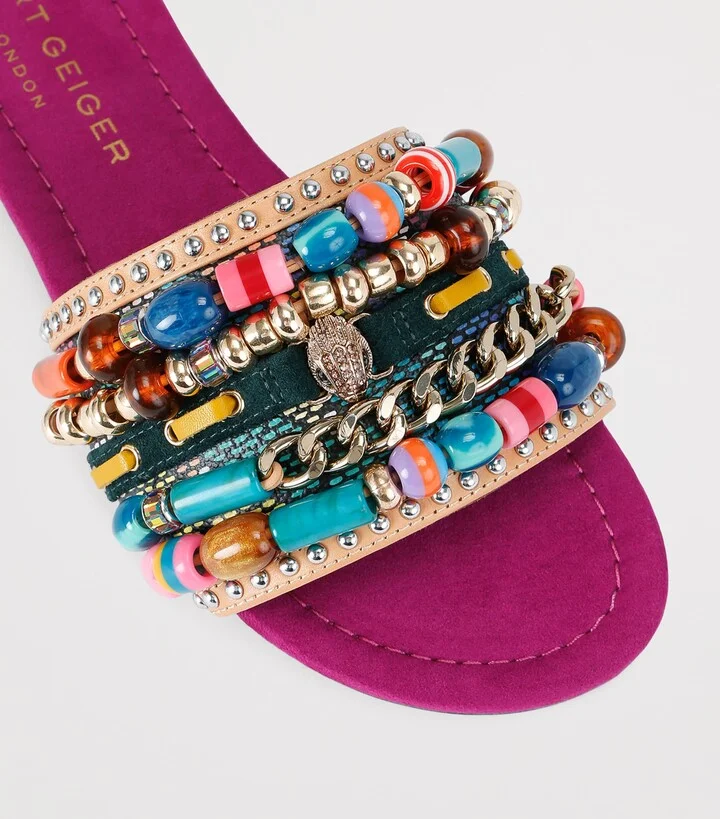 Kurt Geiger London Beaded Southbank Slides - Image 3