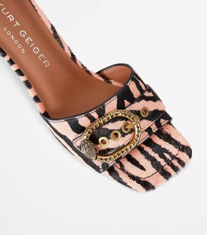Kurt Geiger London Calf Hair Mayfair Mules - Image 3
