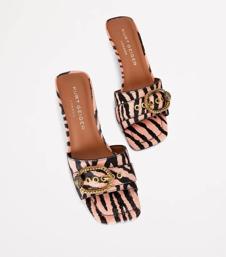 Kurt Geiger London Calf Hair Mayfair Mules - Image 4