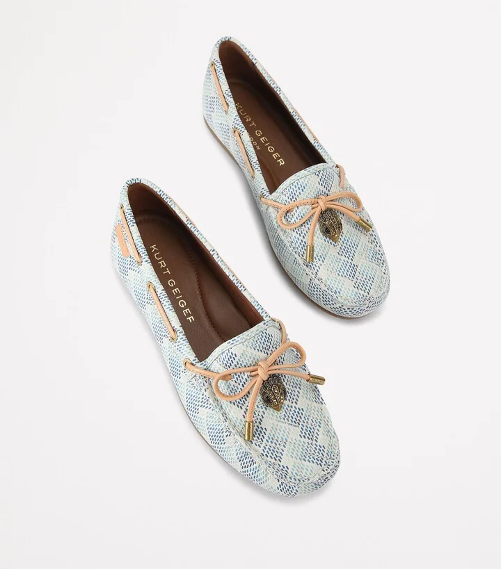 Kurt Geiger London Canvas Eagle Moccasins - Image 3
