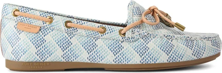 Kurt Geiger London Canvas Eagle Moccasins