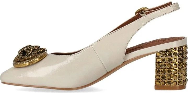 Kurt Geiger London Chelsea Block Bone Slingback Pumps - Image 3