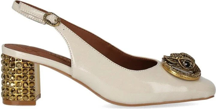 Kurt Geiger London Chelsea Block Bone Slingback Pumps