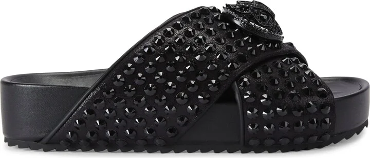 Kurt Geiger London Chelsea Cross-Strap Slides