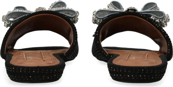 Kurt Geiger London Crystal-Embellished Bow Sandals - Image 2