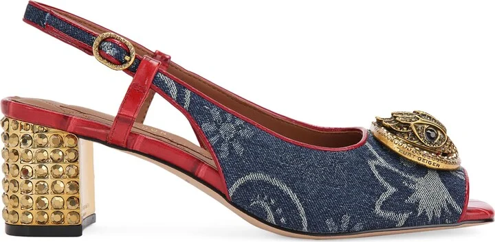 Kurt Geiger London Denim Chelsea Slingback Pumps