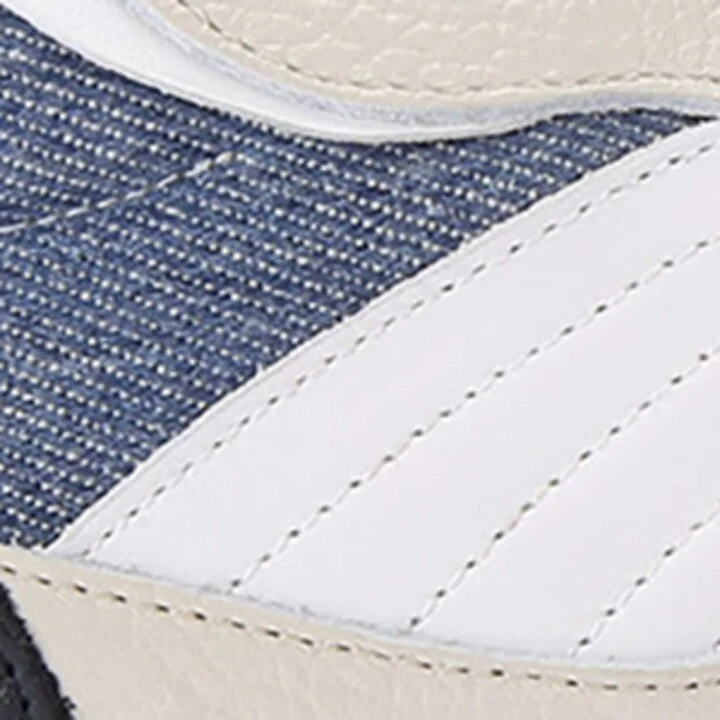Kurt Geiger London Denim-Leather Benn Sneakers - Image 5