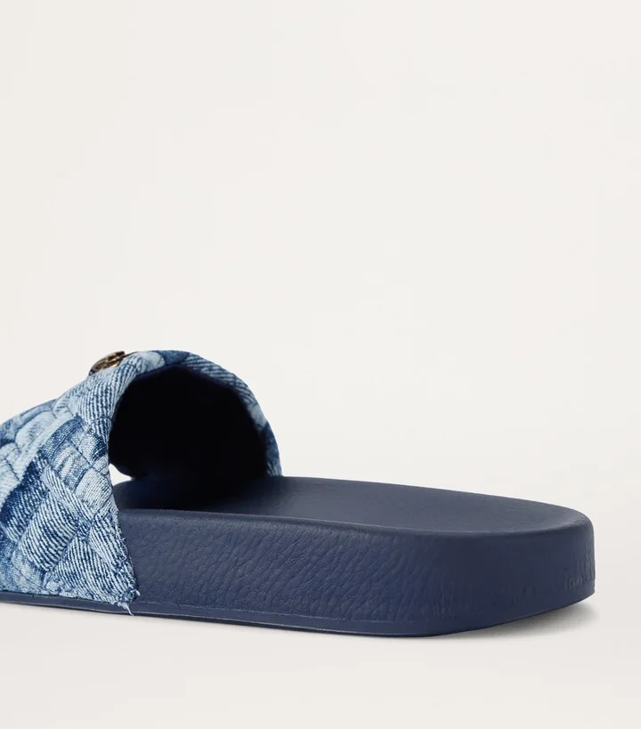 Kurt Geiger London Denim Meena Eagle Slides - Image 2