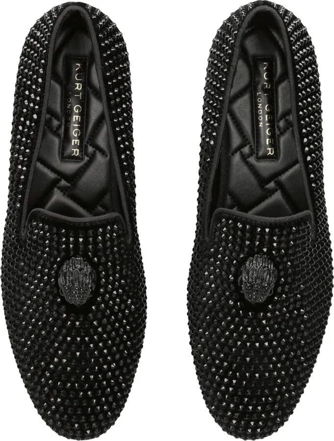 Kurt Geiger London Embellished Ace Stud Loafers - Image 4