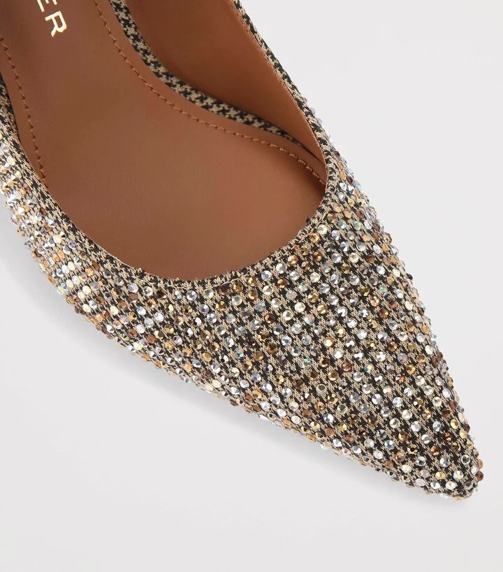 Kurt Geiger London Embellished Belgravia Jewel Pumps - Image 3