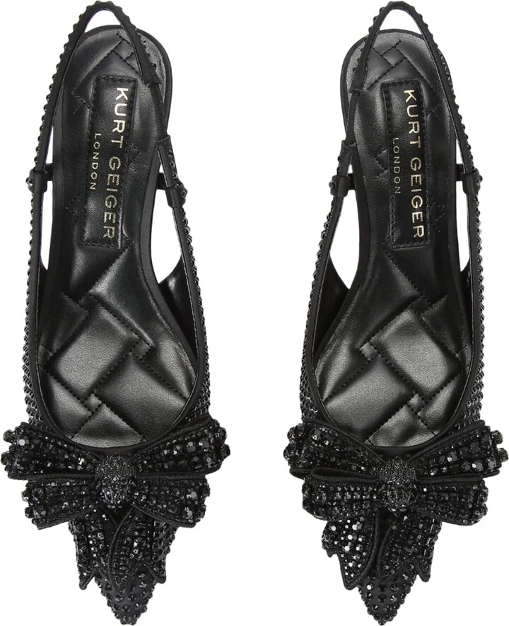 Kurt Geiger London Embellished Belgravia Slingback Pumps - Image 4