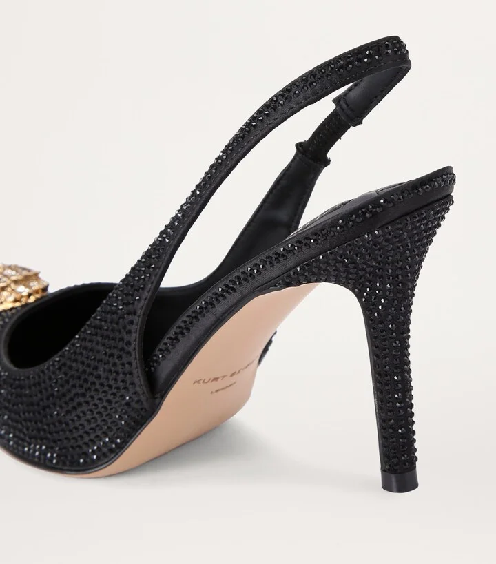 Kurt Geiger London Embellished Belgravia Slingback Pumps - Image 2