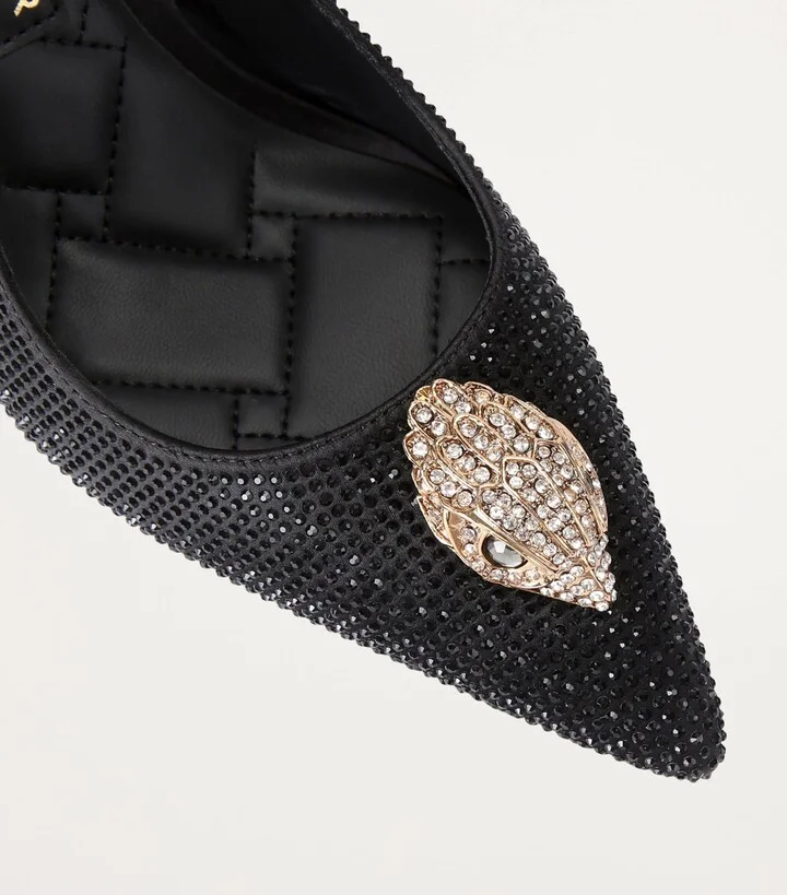 Kurt Geiger London Embellished Belgravia Slingback Pumps - Image 3
