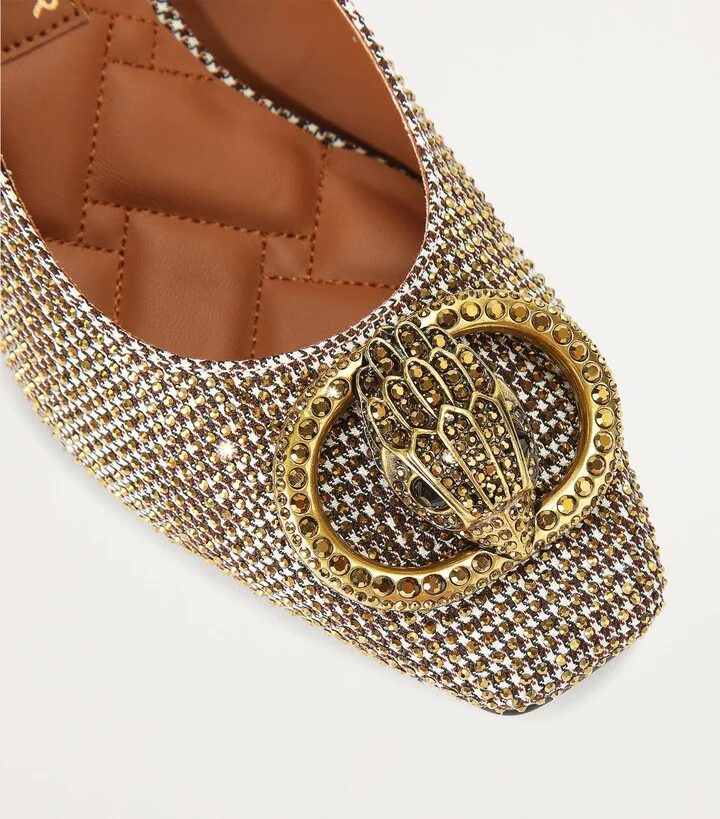 Kurt Geiger London Embellished Chelsea Slingback Pumps - Image 4