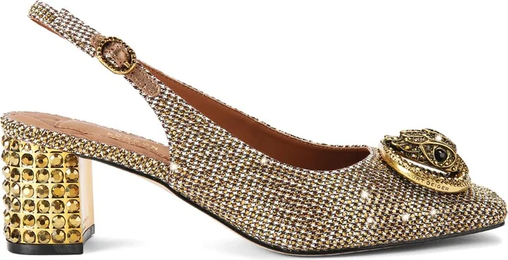 Kurt Geiger London Embellished Chelsea Slingback Pumps