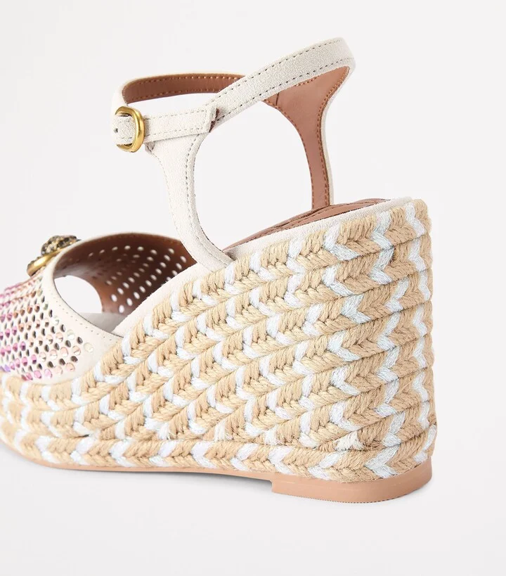 Kurt Geiger London Embellished Chelsea Wedge Sandals - Image 2