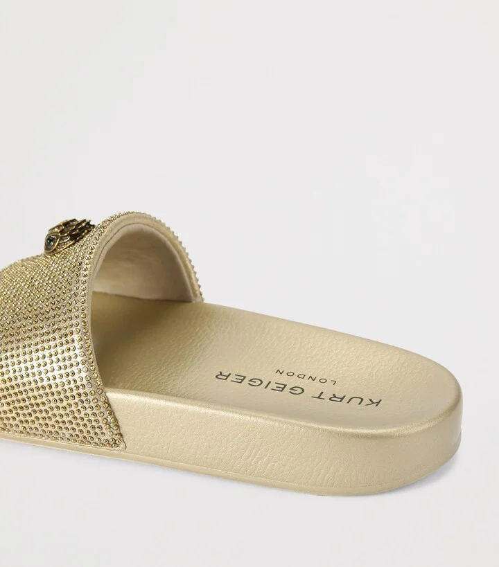 Kurt Geiger London Embellished Meena Eagle Slides - Image 2