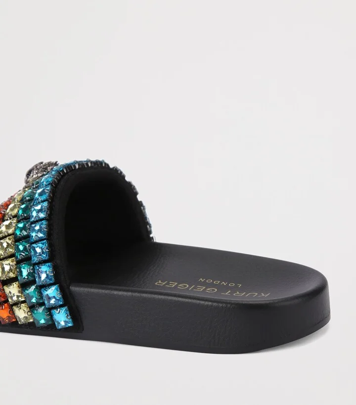 Kurt Geiger London Embellished Mina Eagle Slides - Image 2