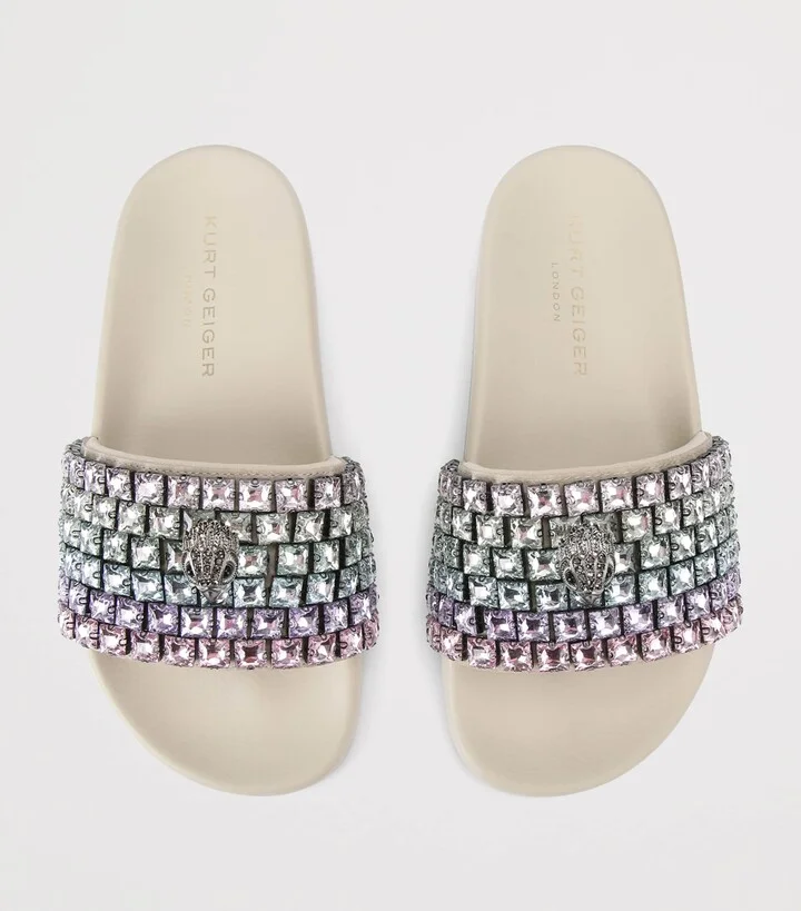 Kurt Geiger London Embellished Mina Eagle Slides - Image 3