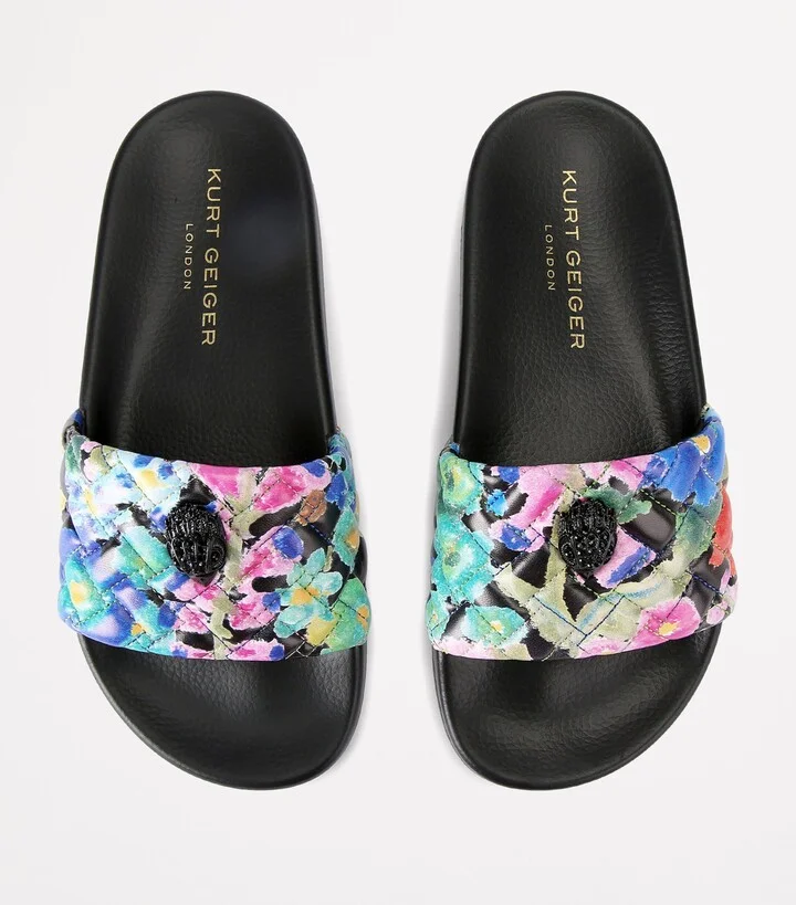 Kurt Geiger London Floral Meena Slides - Image 4