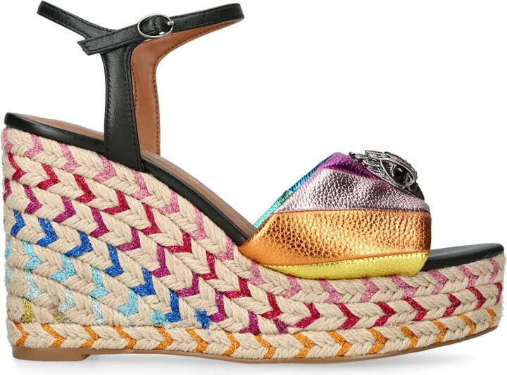Kurt Geiger London Kensington Wedge Sandals 105 - Image 3