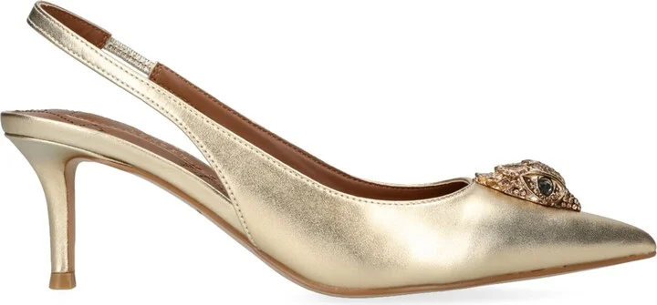 Kurt Geiger London Leather Belgravia Slingback Heels 65 - Image 3