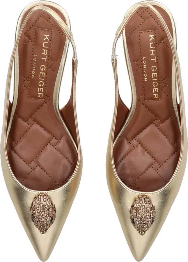 Kurt Geiger London Leather Belgravia Slingback Heels 65 - Image 4
