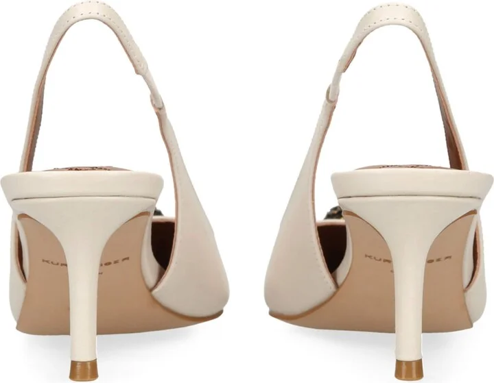 Kurt Geiger London Leather Belgravia Slingback Heels - Image 2