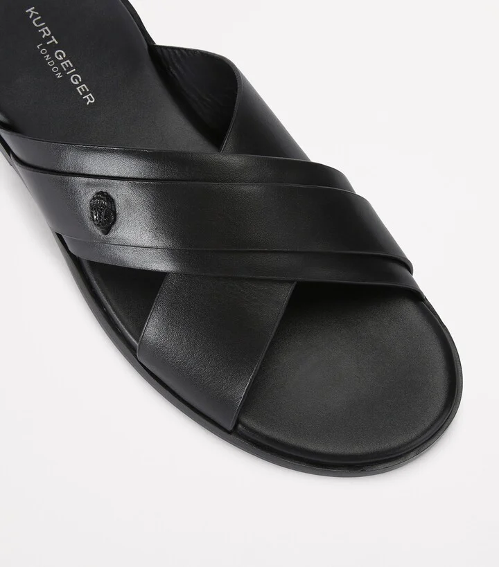 Kurt Geiger London Leather Bond Slides - Image 3