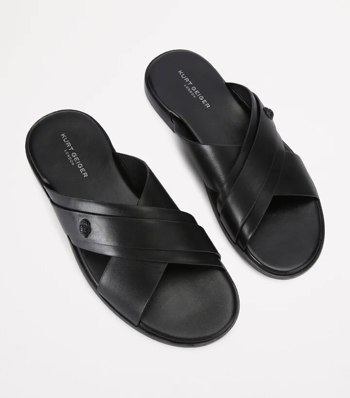 Kurt Geiger London Leather Bond Slides - Image 4