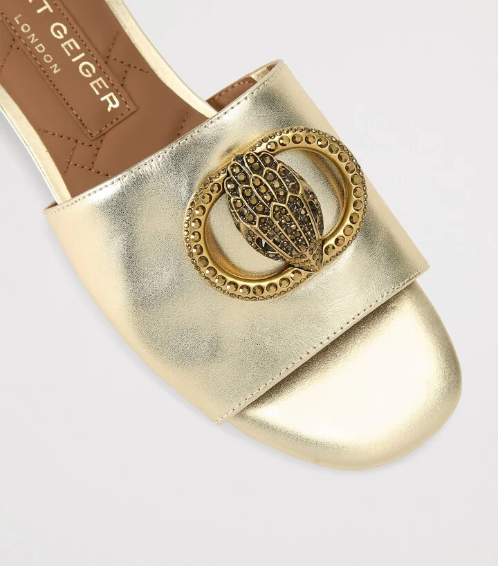 Kurt Geiger London Leather Chelsea Flat Sandals - Image 3
