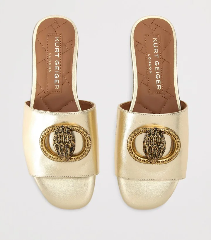 Kurt Geiger London Leather Chelsea Flat Sandals - Image 4
