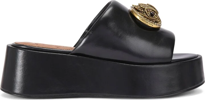 Kurt Geiger London Leather Chelsea Flatform Mules