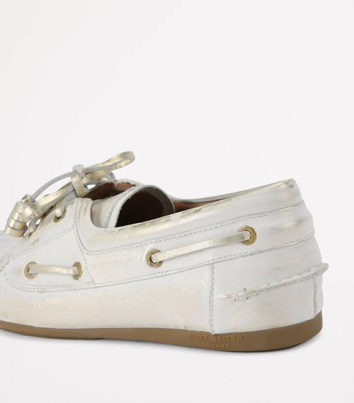 Kurt Geiger London Leather Chelsea Tie Moccasins - Image 2