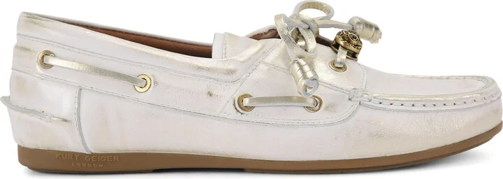 Kurt Geiger London Leather Chelsea Tie Moccasins