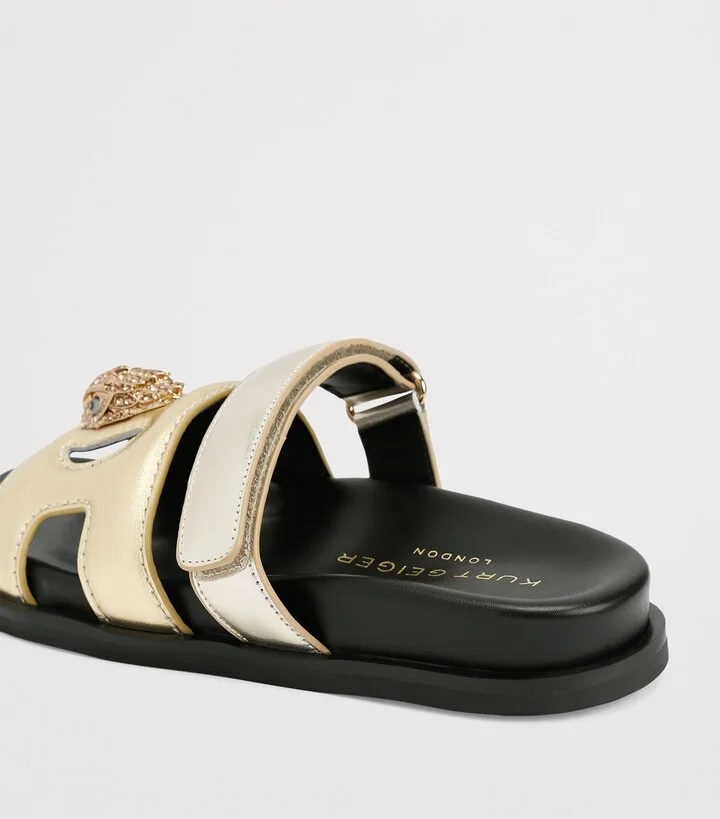 Kurt Geiger London Leather Cut Out Sandals - Image 2