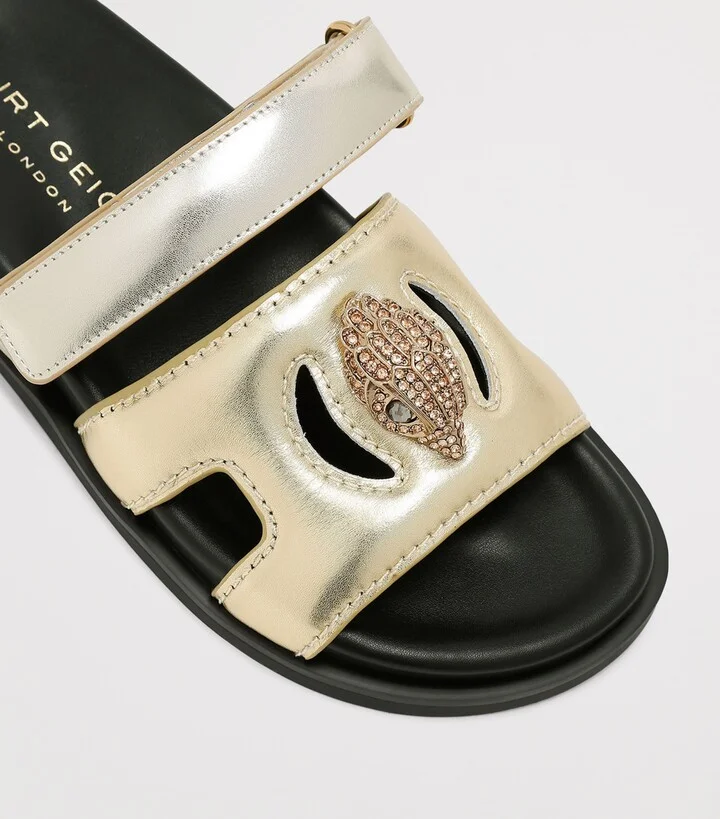 Kurt Geiger London Leather Cut Out Sandals - Image 3