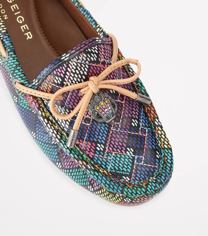 Kurt Geiger London Leather Eagle Moccasins - Image 3