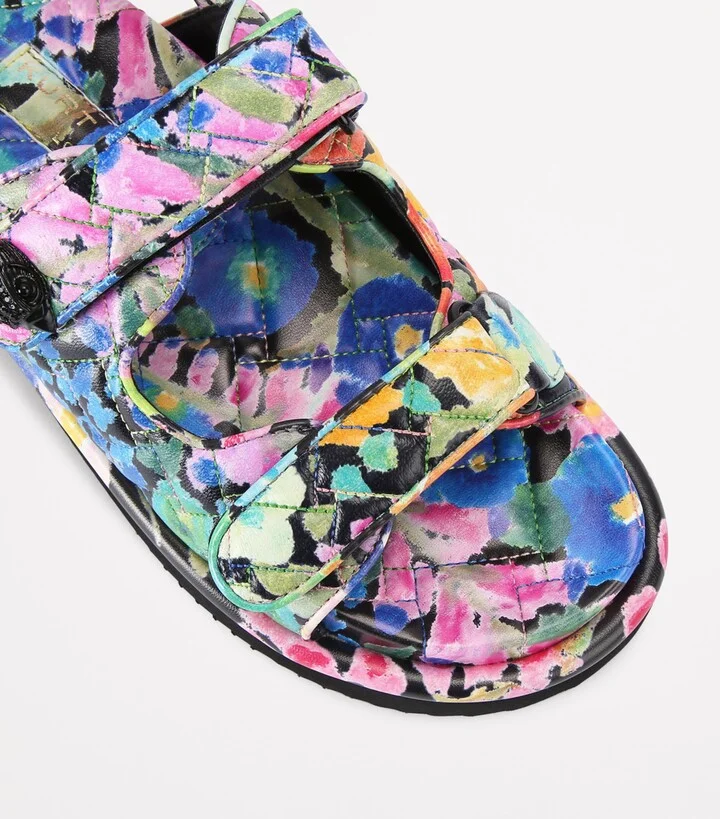 Kurt Geiger London Leather Floral Orson Sandals - Image 3