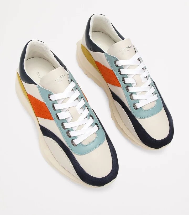 Kurt Geiger London Leather Gaspar Sneakers - Image 4