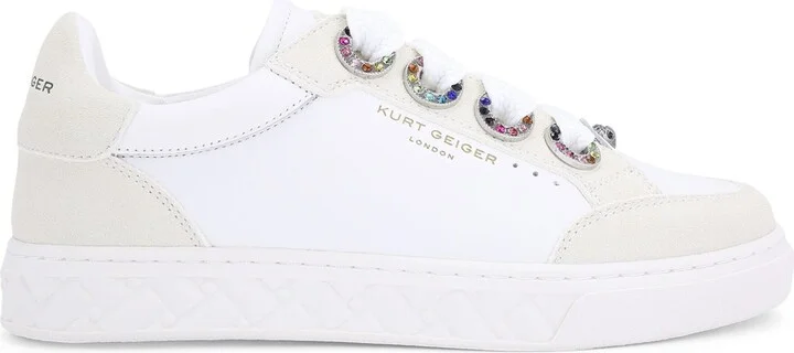Kurt Geiger London Leather Kensington Cupsole Sneakers