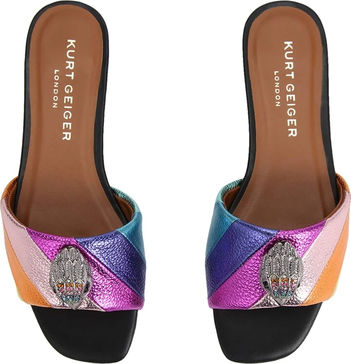 Kurt Geiger London Leather Kensington Slides - Image 4