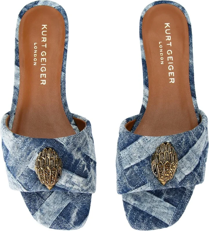 Kurt Geiger London Leather Kensington Slides - Image 4
