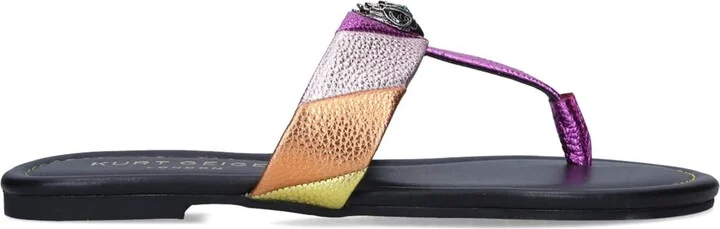Kurt Geiger London Leather Kensington T-Bar Sandals - Image 3